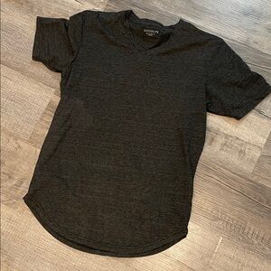 Goodlife Men's Charcoal V-Neck Tee